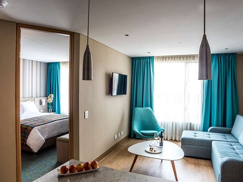 Hotel Plaza Suites Bogotá Szoba fotó